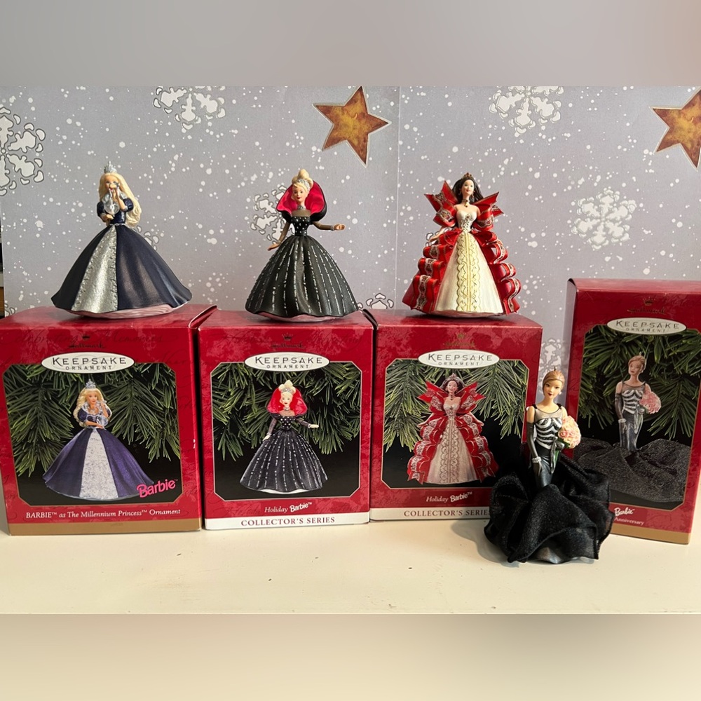 Hallmark Keepsake Barbie ornaments